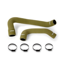Jeep Wrangler 4.0L Kylarslangar Silikon 1997-2006 Olive Drab Mishimoto